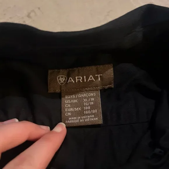 Ariat Boys Team Logo Button Down Western Shirt - Picture 5 of 5